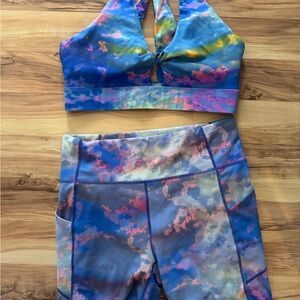 Fabletics Multicolor Bike Shorts